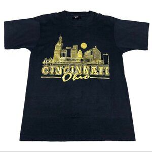 Vintage 80s 90s Screen Stars Cincinnati Ohio Shirt Adult Size‎ Medium